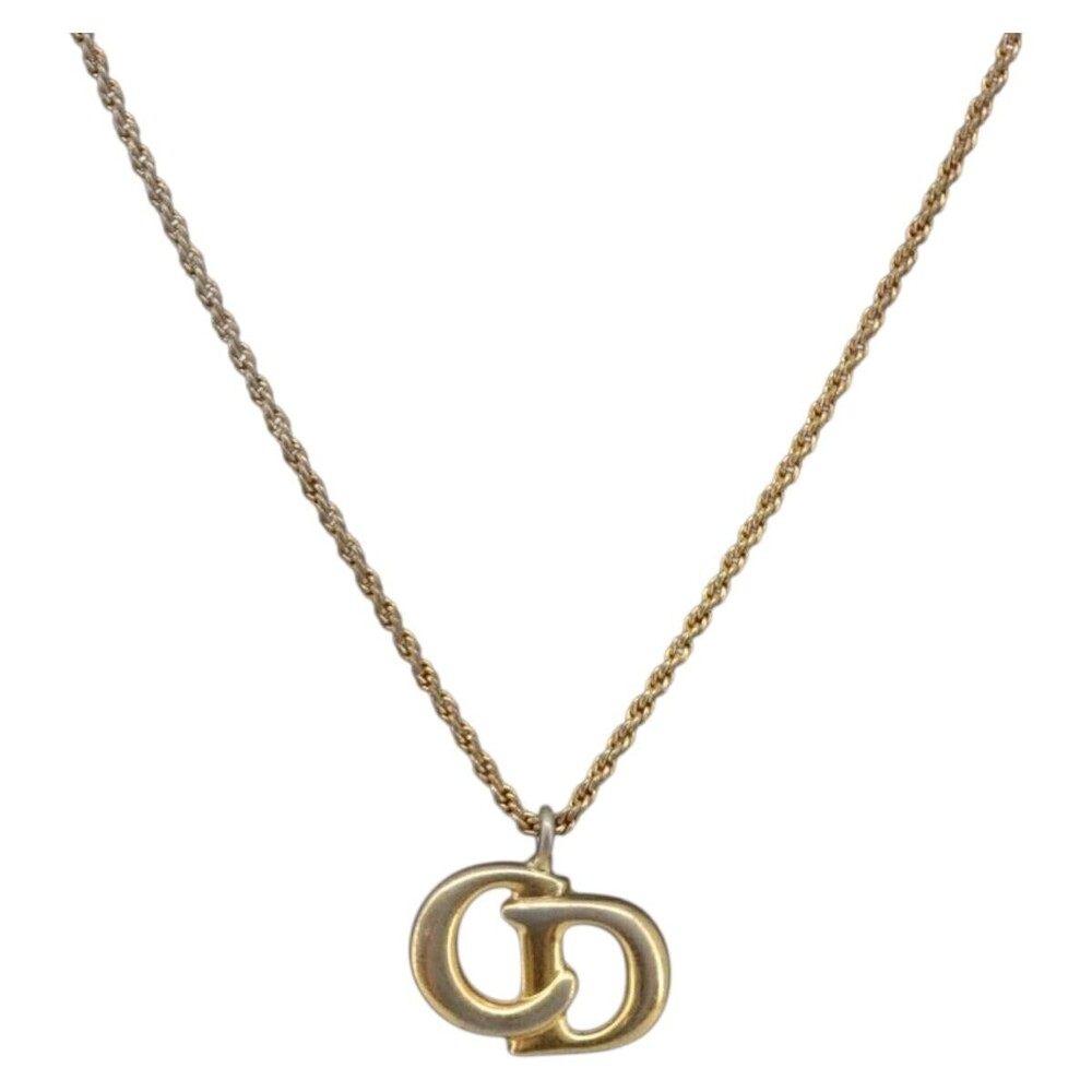 Christian Dior Vintage CD Pendant Metal